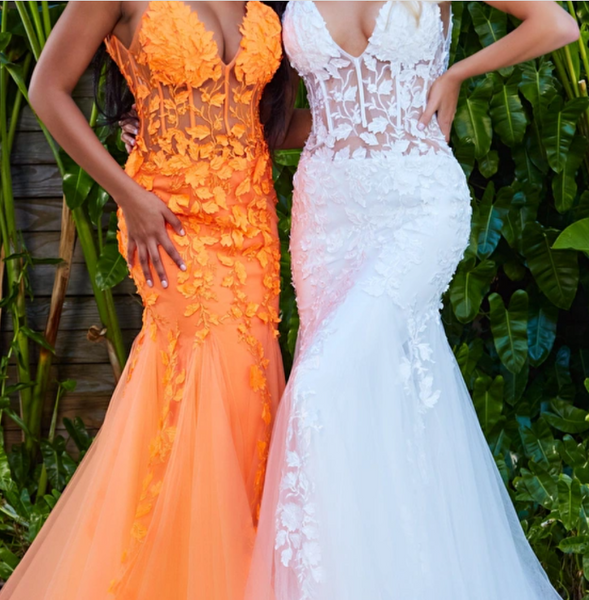 Shiny Mermaid V Neck Evening Dress,Winter Prom Dress Y5493