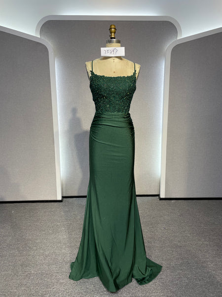 Wholesale Green Dresses-Style 7529P