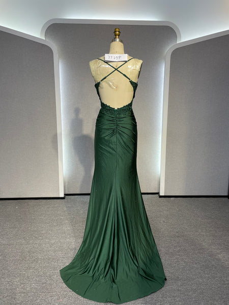 Wholesale Green Dresses-Style 7529P