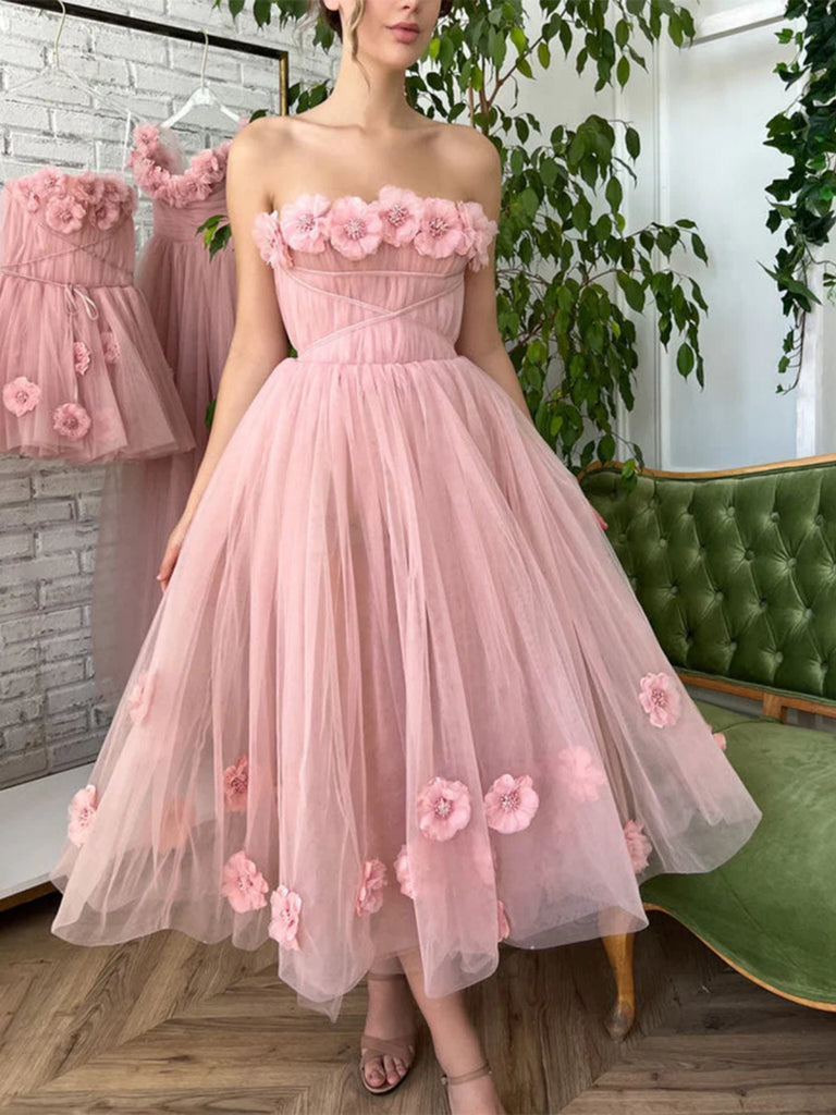 Elegant Tea Dress Pink Ballet Length Dresses Blush Belle Midi Dress Teuta Matoshi Elegant Tea Dress Pink Ballet Length Dresses Blush Belle Midi Dress Teuta Matoshi