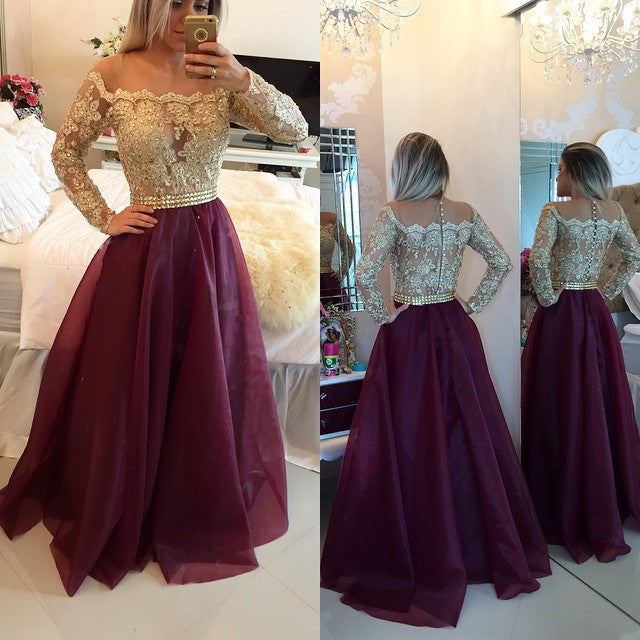 Sweetheart Burgundy Long Lace Prom Dress Popular Formal Evening Dresse Shiny Party Sweetheart Burgundy Long Lace Prom Dress Popular Formal Evening Dresse Shiny Party