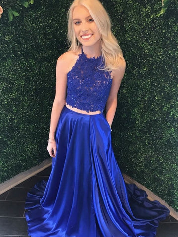 Two Pieces Homecoming Dresses Tagged "royal blue prom dress" Shiny Party Two Pieces Homecoming Dresses Tagged "royal blue prom dress" Shiny Party
