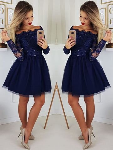 Aso Ebi Arabic Navy Blue Prom Dresses Lace Appliques Plus Size Mermaid  Sweep Train Evening Gowns
