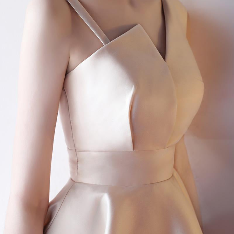 Custom Made Unique Champagne Short Prom Dresses, Short Graduation Dresses,  Short Champagne Evening Dresses, Formal Dresses
