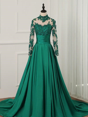 Long Sleeves Prom Dresses Tagged "green prom dress" Shiny Party Long Sleeves Prom Dresses Tagged "green prom dress" Shiny Party