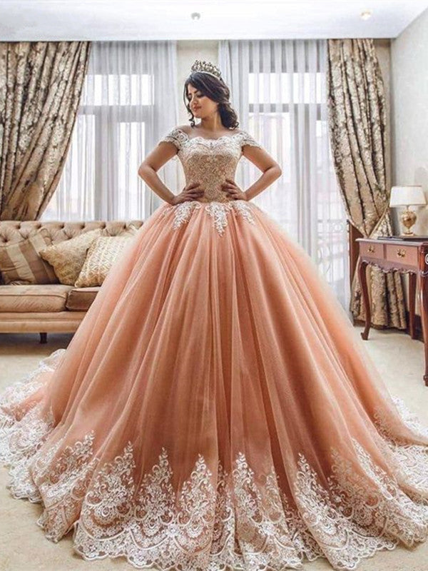 Pink Off Shoulder Lace Prom Dresses, Pink Lace Prom Gown, Evening Dres Shiny Party Pink Off Shoulder Lace Prom Dresses, Pink Lace Prom Gown, Evening Dres Shiny Party