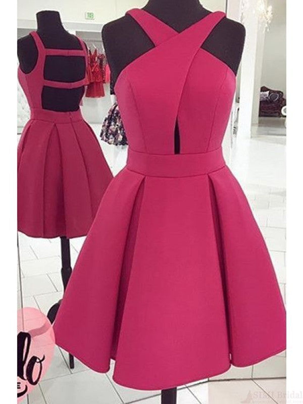 ASOS DESIGN bowbust satin mix midi dress in dark pink | ASOS