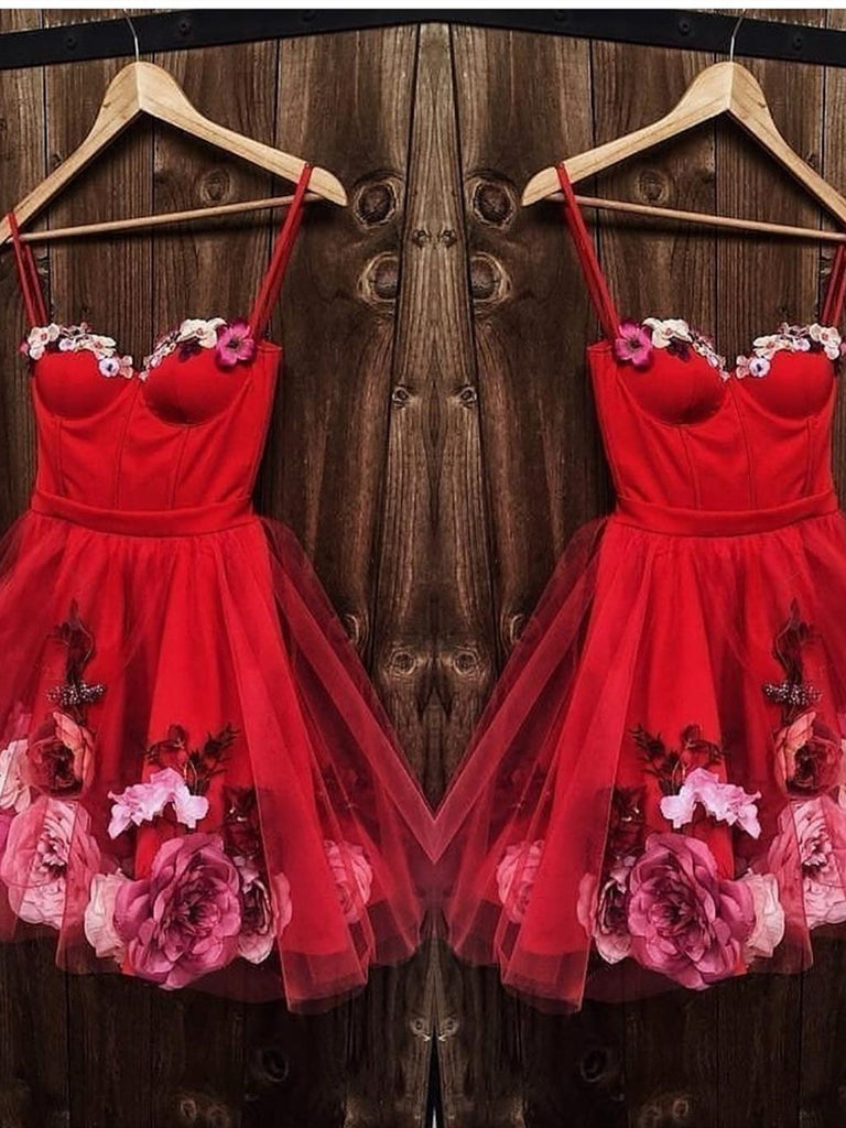 Short Red Dresses For Prom