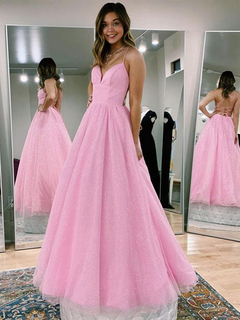 Mermaid Pink Evening Dresses with Cape Sleeves - ShapeBstar