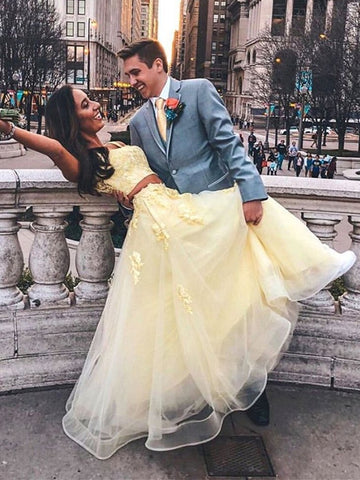 Two Pieces Prom Dresses Tagged "yellow prom dress" Shiny Party Two Pieces Prom Dresses Tagged "yellow prom dress" Shiny Party