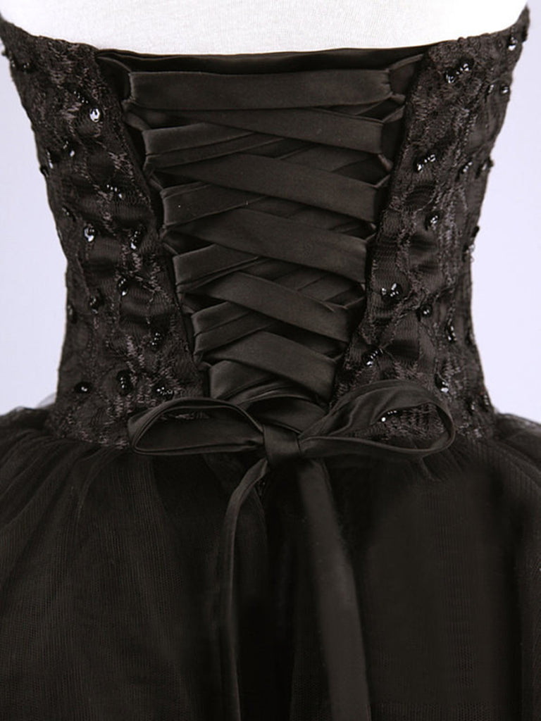 Black Ball Gown Sweetheart Short Prom Dresses,Black Prom Dress,Cheap S Shiny Party Black Ball Gown Sweetheart Short Prom Dresses,Black Prom Dress,Cheap S Shiny Party