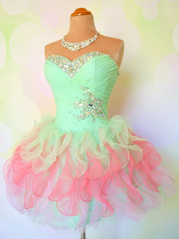 Custom Made Short Prom Dresses, Short Formal Dresses, Homecoming Dress Shiny Party Custom Made Short Prom Dresses, Short Formal Dresses, Homecoming Dress Shiny Party