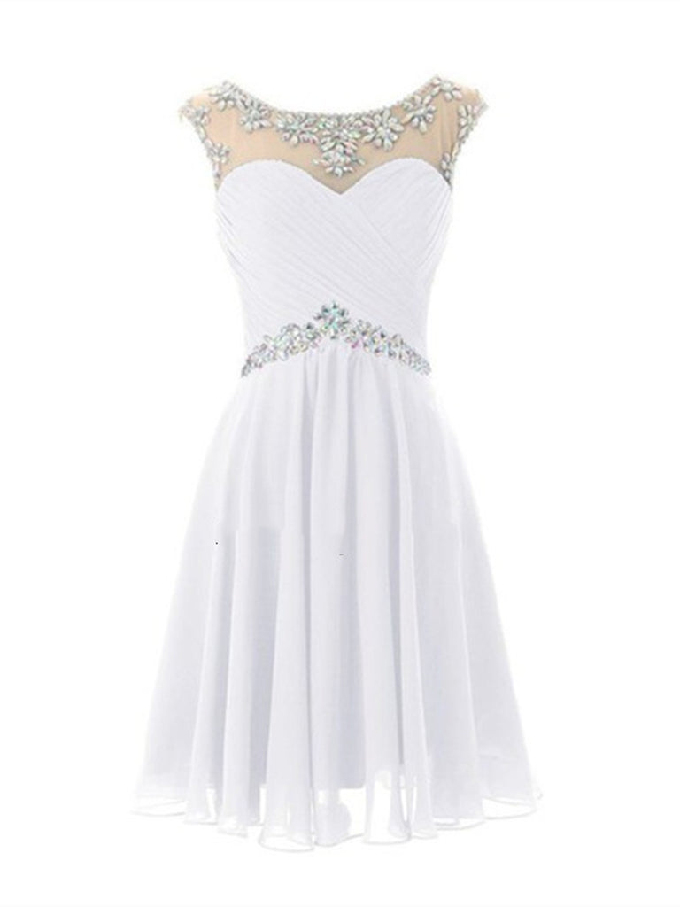 A Line Short Round Neckline Prom Dresses 2015, Short Graduation Dresses 2015, Short Formal Dresses, Cocktail Dresses, Homecoming Dresses A Line Short Round Neckline Prom Dresses 2015, Short Graduation Dresses 2015, Short Formal Dresses, Cocktail Dresses, Homecoming Dresses