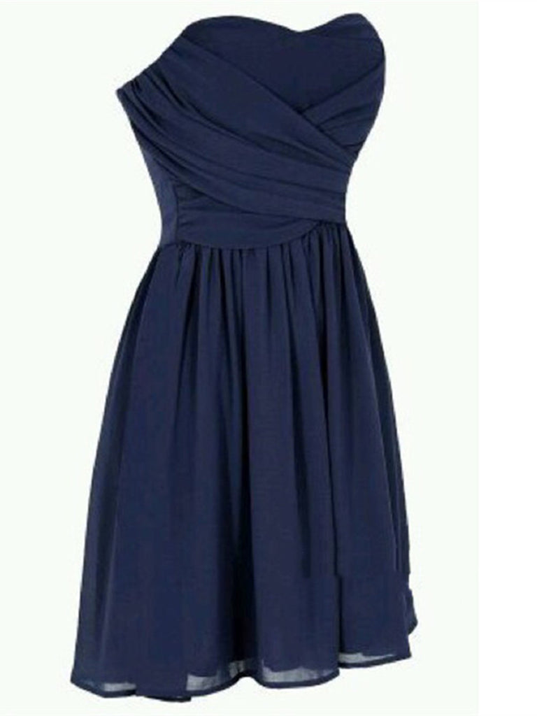 Sweetheart Neck Short Prom Dresses, Navy Blue Prom Dresses, Homecoming Shiny Party Sweetheart Neck Short Prom Dresses, Navy Blue Prom Dresses, Homecoming Shiny Party