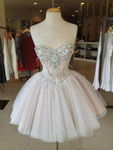 Sweetheart Neckline Short Prom Dresses, Homecoming Dress